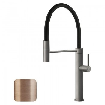 Gessi Miscelatore semi pro monocomando Kitchen 60010 708 finitura Copper Brushed