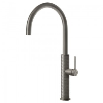 Gessi Miscelatore monocomando Kitchen Meccanica 60018 239 finitura Steel Brushed