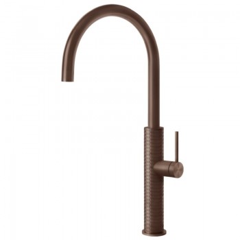 Gessi Miscelatore monocomando Kitchen Meccanica 60018 708 finitura Copper Brushed