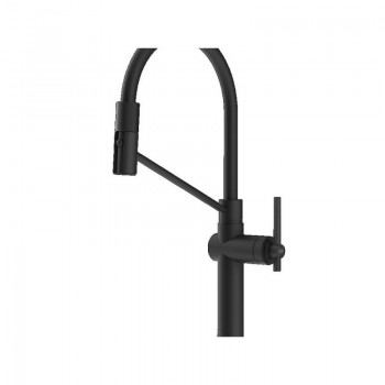 Gessi Miscelatore semi pro monocomando Habito 60664 299 finitura Matte Black