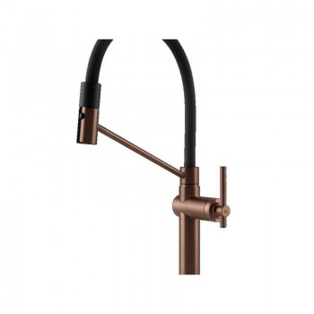 Gessi Miscelatore semi pro monocomando Habito 60664 708 finitura Copper Brushed