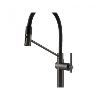 Gessi Miscelatore semi pro monocomando Habito 60664 707 finitura Black Metal Brushed