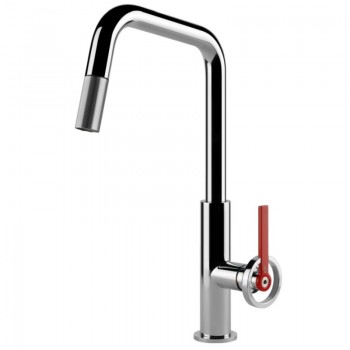 Gessi Miscelatore monocomando con doccetta estraibile Officine Gessi-V 60203 031 finitura cromato