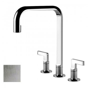 Gessi Miscelatore a 3 fori Inciso Collection 58701 149 finitura Finox