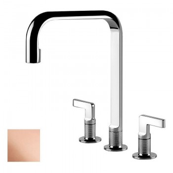 Gessi Miscelatore a 3 fori Inciso Collection 58701 030 finitura Copper