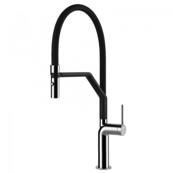 Gessi Miscelatore semi pro monocomando con doccetta estraibile Stelo Collection 60315 031 finitura cromato