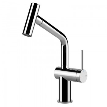 Gessi Miscelatore monocomando con doccetta estraibile Inedito Collection 60425 031 finitura cromato