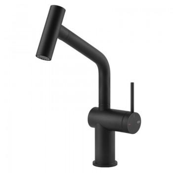 Gessi Miscelatore monocomando con doccetta estraibile Inedito Collection 60425 299 finitura Matte Black