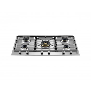 Bertazzoni  90 cm piano a segmenti, dual wok centrale Serie Professional PM36500X