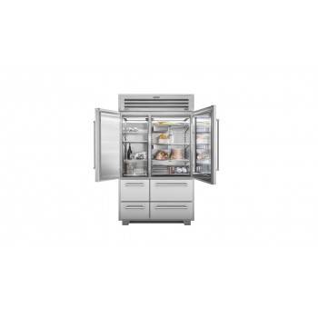 SUB-ZERO  frigorifero/freezer con ice maker e porta in vetro ICBPRO4850G