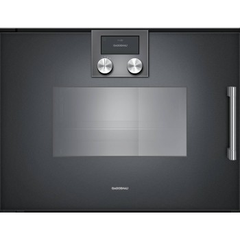 Gaggenau 200 series Forno a vapore 60 cm Antracite Gaggenau Cerniera porta a sinistra BSP221101